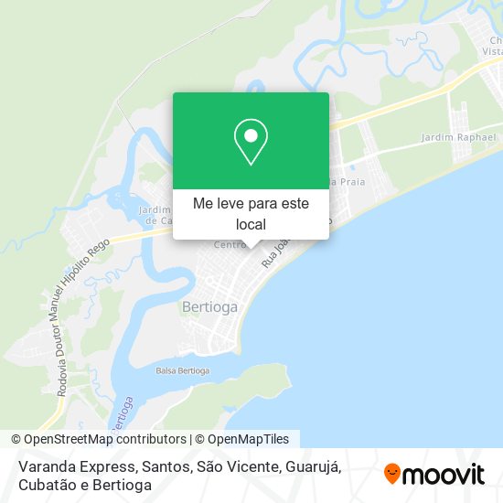 Varanda Express mapa