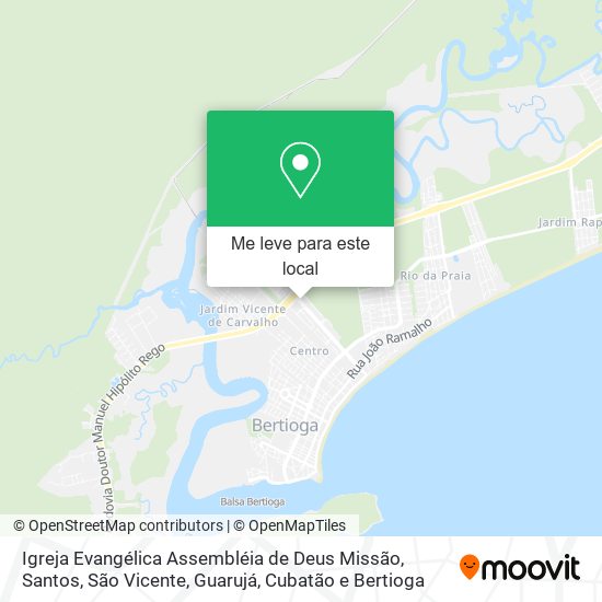 Igreja Evangélica Assembléia de Deus Missão mapa