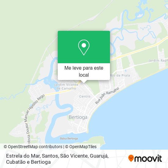 Estrela do Mar mapa