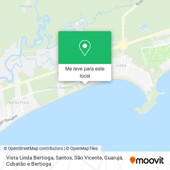 Vista Linda Bertioga mapa