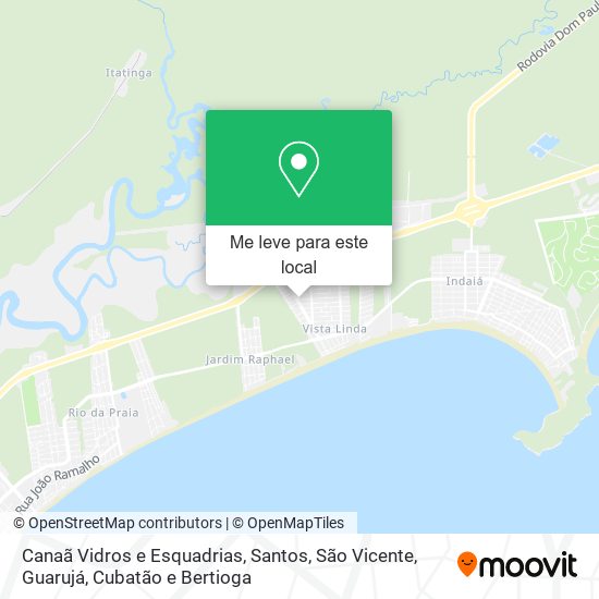 Canaã Vidros e Esquadrias mapa