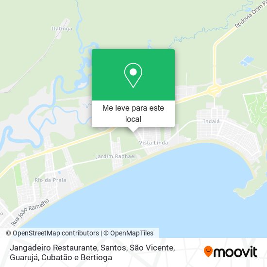 Jangadeiro Restaurante mapa
