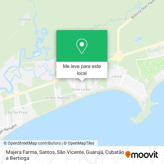 Majera Farma mapa