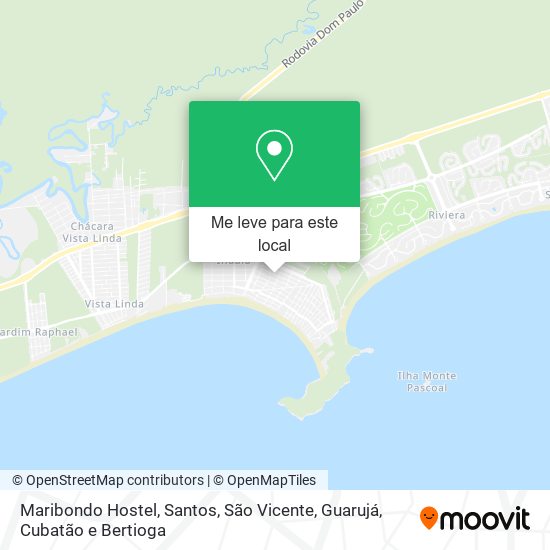 Maribondo Hostel mapa