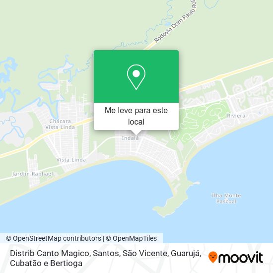 Distrib Canto Magico mapa