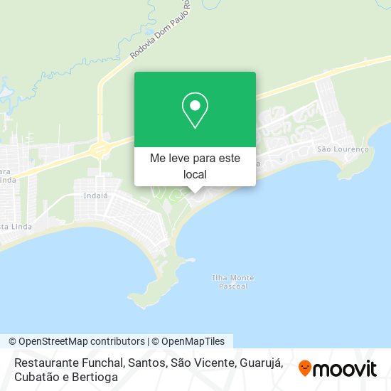 Restaurante Funchal mapa
