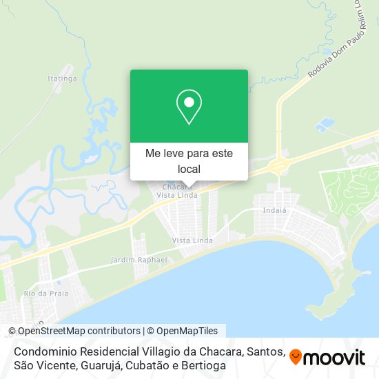 Condominio Residencial Villagio da Chacara mapa