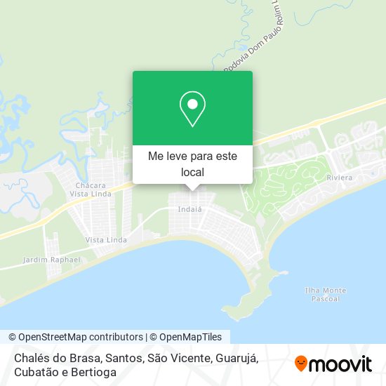 Chalés do Brasa mapa
