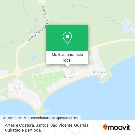 Artes e Costura mapa