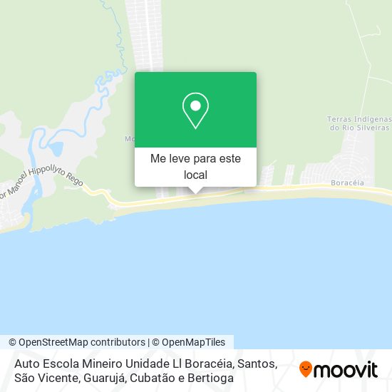 Auto Escola Mineiro Unidade Ll Boracéia mapa