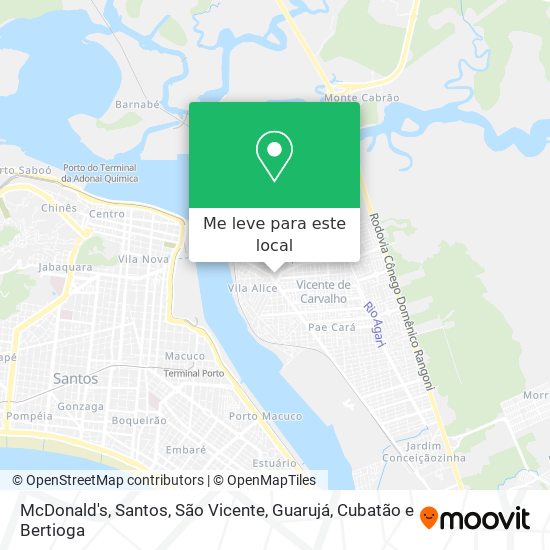 McDonald's mapa