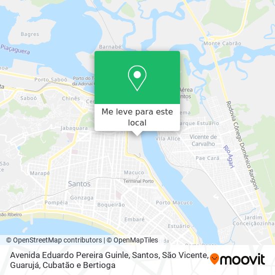 Avenida Eduardo Pereira Guinle mapa