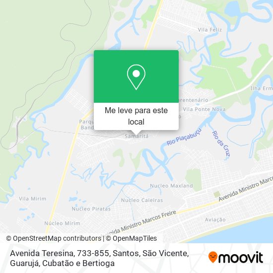 Avenida Teresina, 733-855 mapa