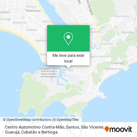 Centro Automotivo Contra-Mão mapa