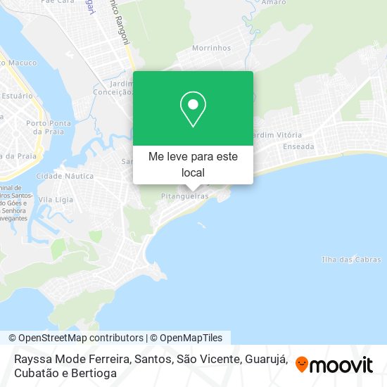 Rayssa Mode Ferreira mapa