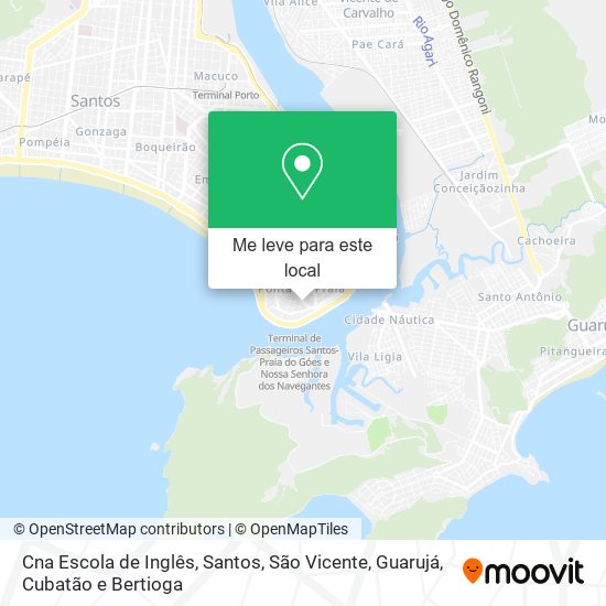 Cna Escola de Inglês mapa