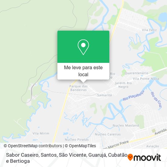 Sabor Caseiro mapa
