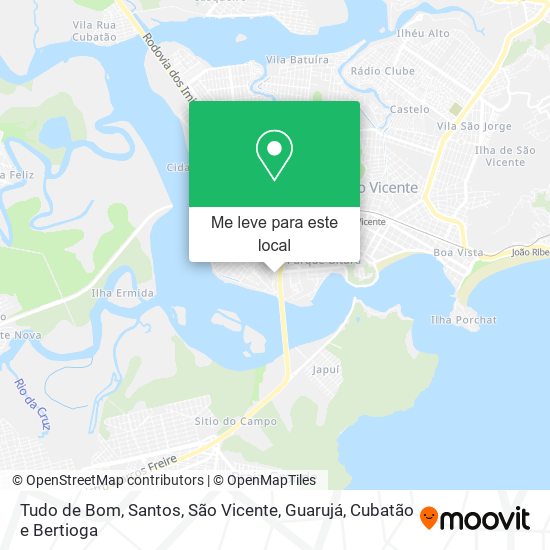 Tudo de Bom mapa
