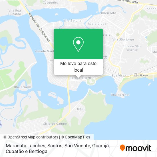 Maranata Lanches mapa