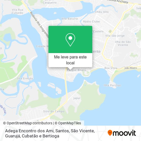 Adega Encontro dos Ami mapa