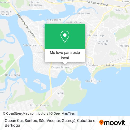 Ocean Car mapa