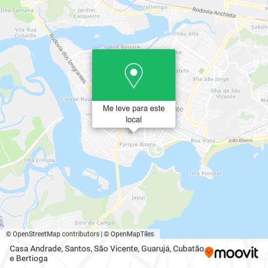 Casa Andrade mapa