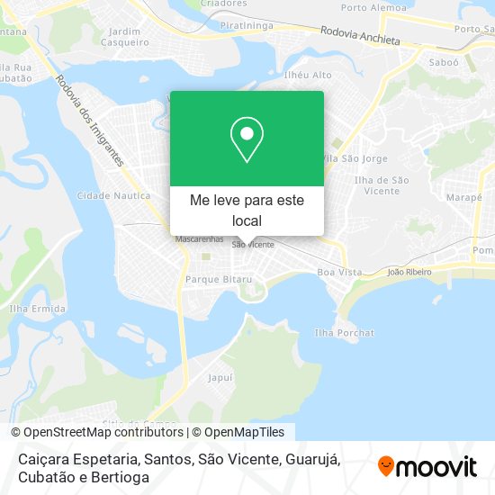 Caiçara Espetaria mapa