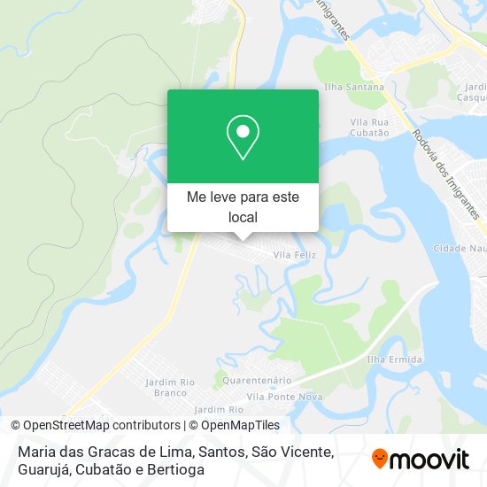 Maria das Gracas de Lima mapa
