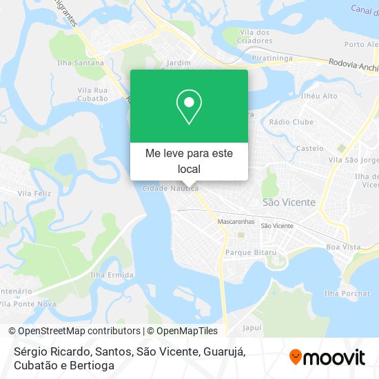 Sérgio Ricardo mapa