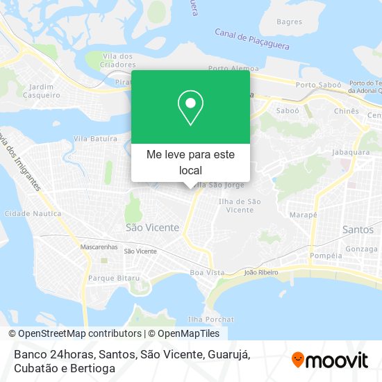 Banco 24horas mapa