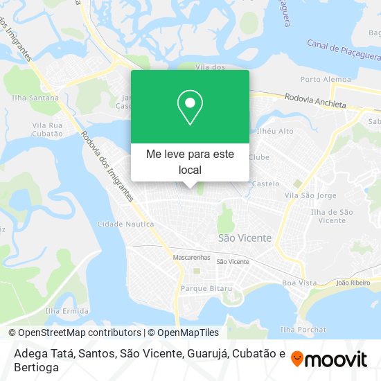 Adega Tatá mapa