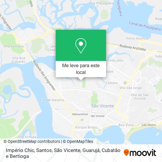 Império Chic mapa
