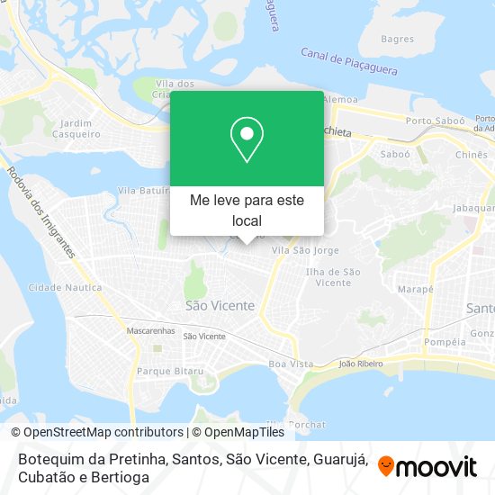 Botequim da Pretinha mapa