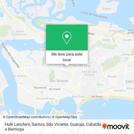 Hulk Lanche's mapa
