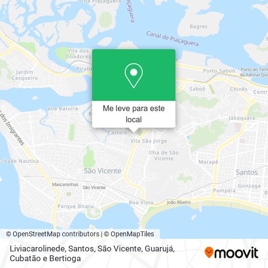 Liviacarolinede mapa