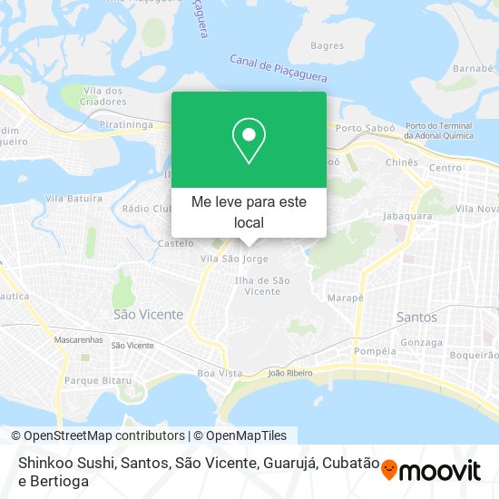 Shinkoo Sushi mapa