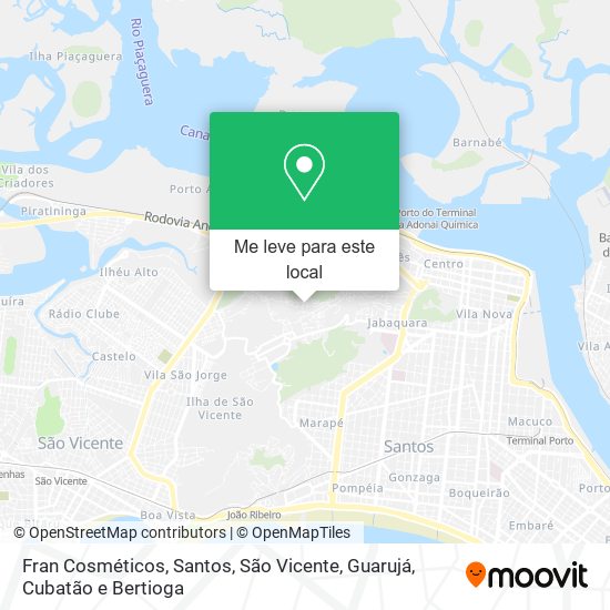 Fran Cosméticos mapa