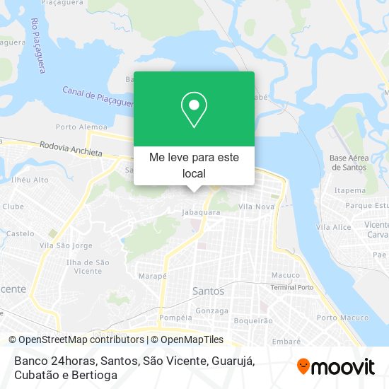 Banco 24horas mapa