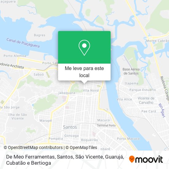 De Meo Ferramentas mapa