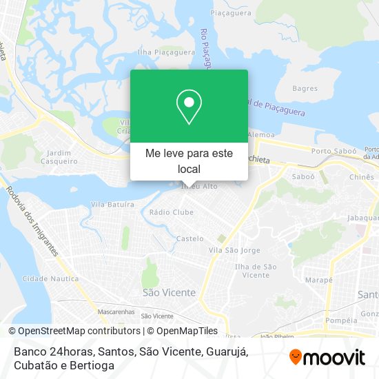 Banco 24horas mapa