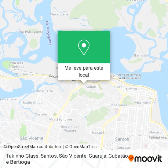 Takinho Glass mapa