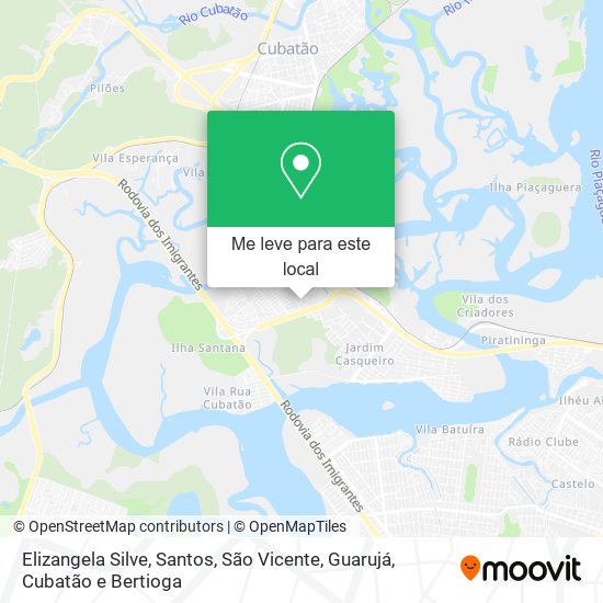 Elizangela Silve mapa