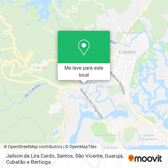 Jailson de Lira Cardo mapa