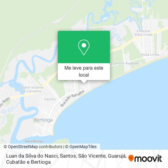 Luan da Silva do Nasci mapa