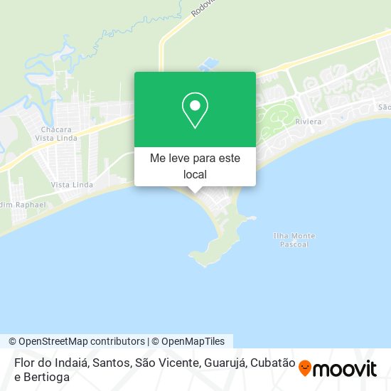 Flor do Indaiá mapa