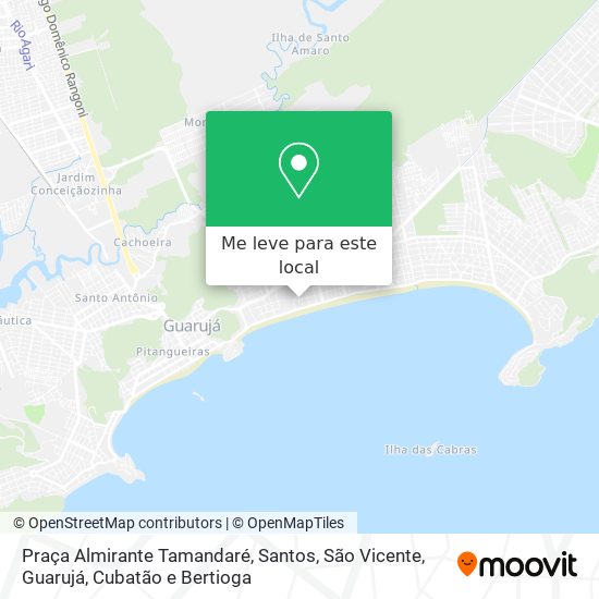 Praça Almirante Tamandaré mapa