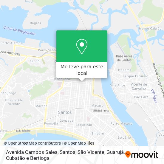 Avenida Campos Sales mapa