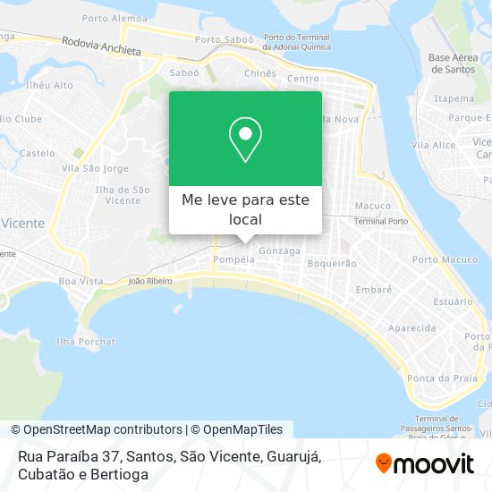 Rua Paraíba 37 mapa