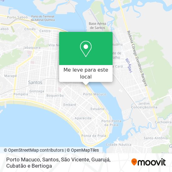 Porto Macuco mapa