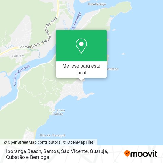 Iporanga Beach mapa